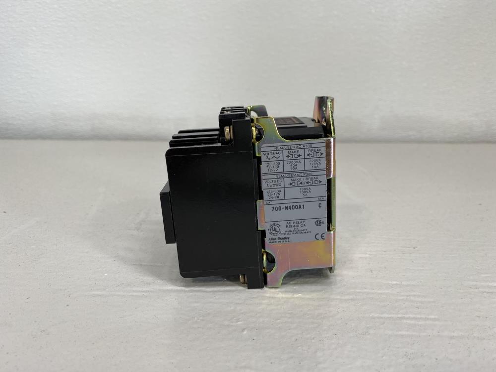 Allen Bradley AC Control Relay 700-N400A1, Series C, Type N, 120V